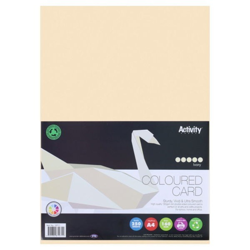 A4 Ivory Card 160gsm (Pack of 250 sheets)