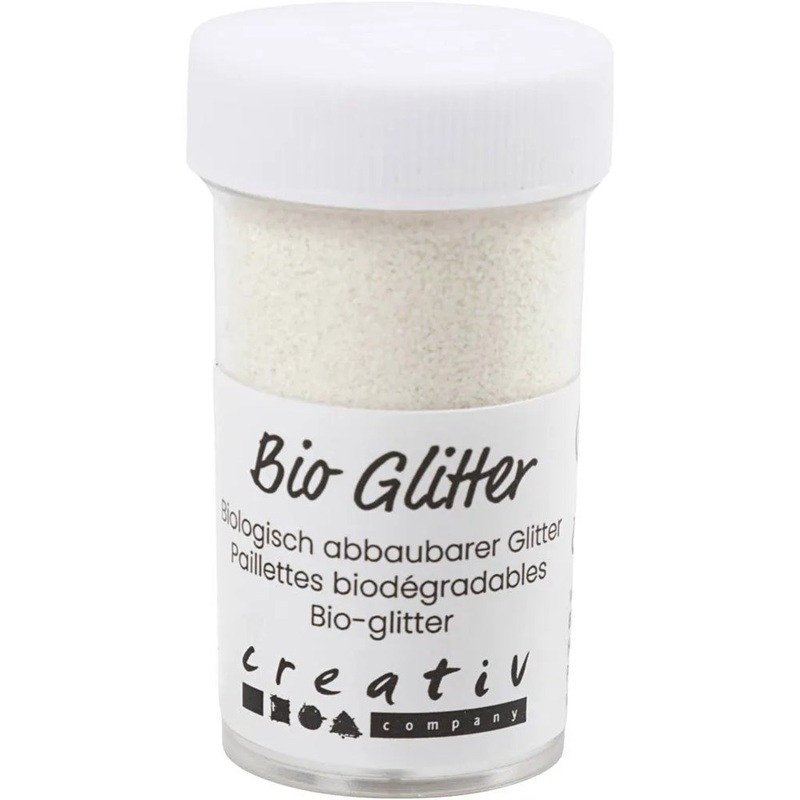 Bio Glitter Tub 27ml  White