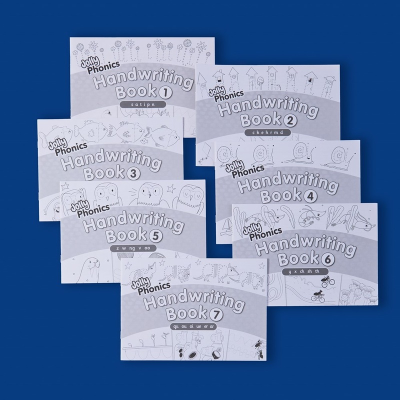 Jolly Phonics Handwriting Books Set of 7