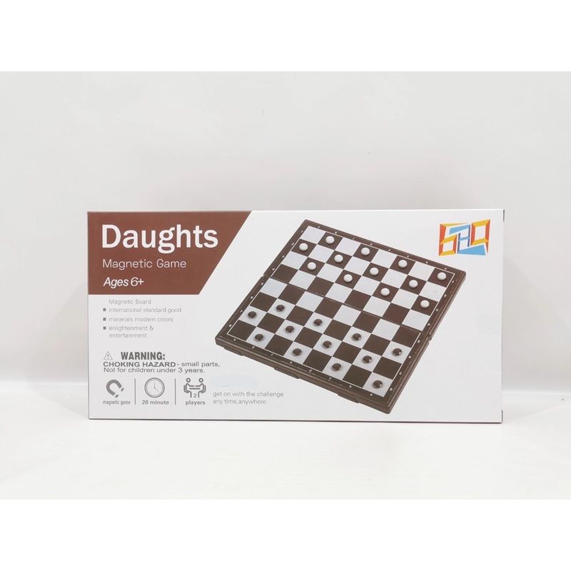 Draughts Magnetic Board Game