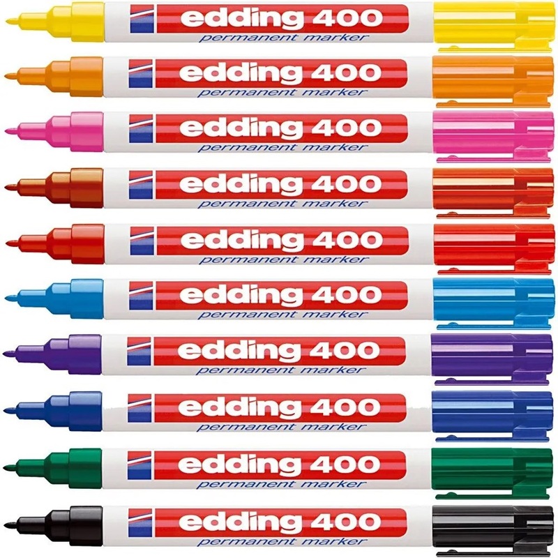 Edding Permanent Asstd Markers 400 Pack of 10