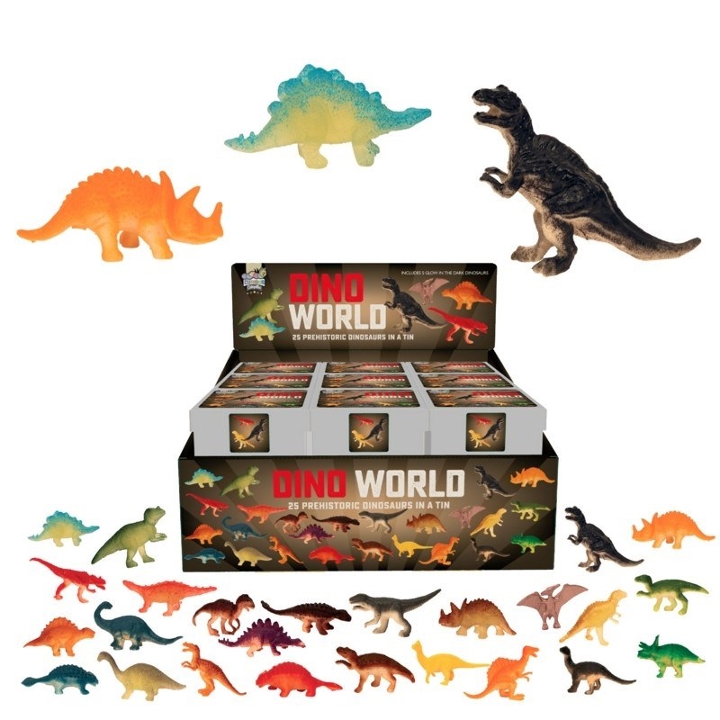 Tin of 25 Dinosaurs