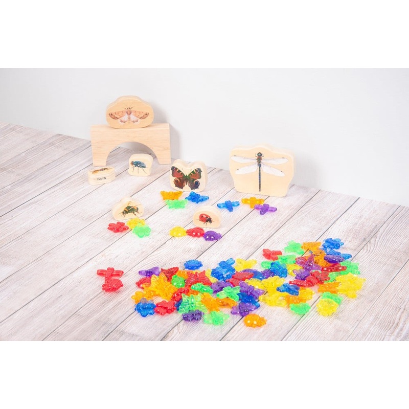 Translucent Colour Bugs Pack of 96