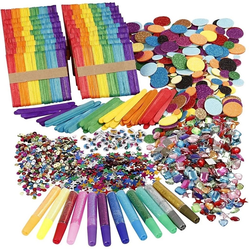 Glitter and Lillipop Sticks