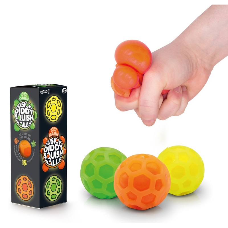 Scrunchems Fusion Diddy Squish Balls Pack of 3