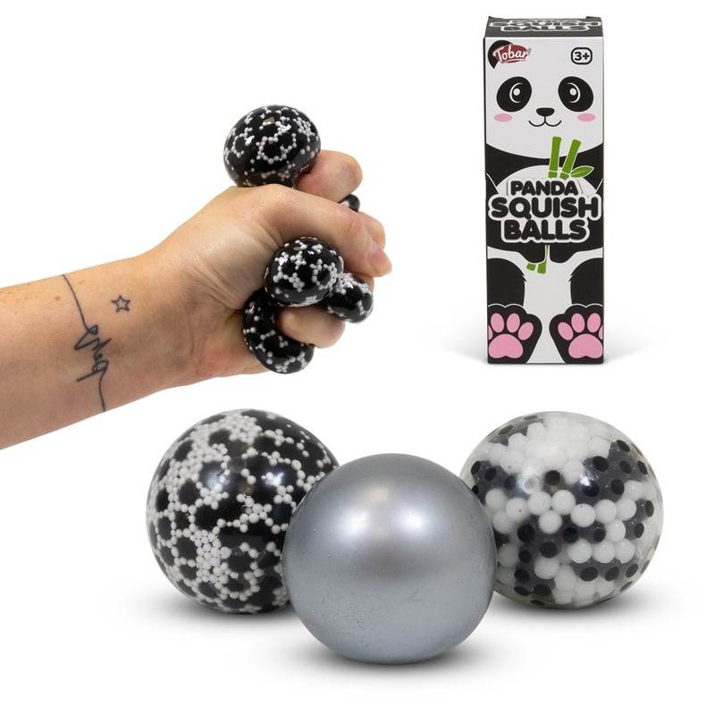 Scrunchems Panda Diddy Squish Balls Pack of 3