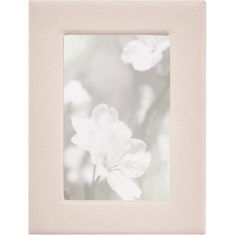 4 x 6 Leather Studio Frame – Light Pink