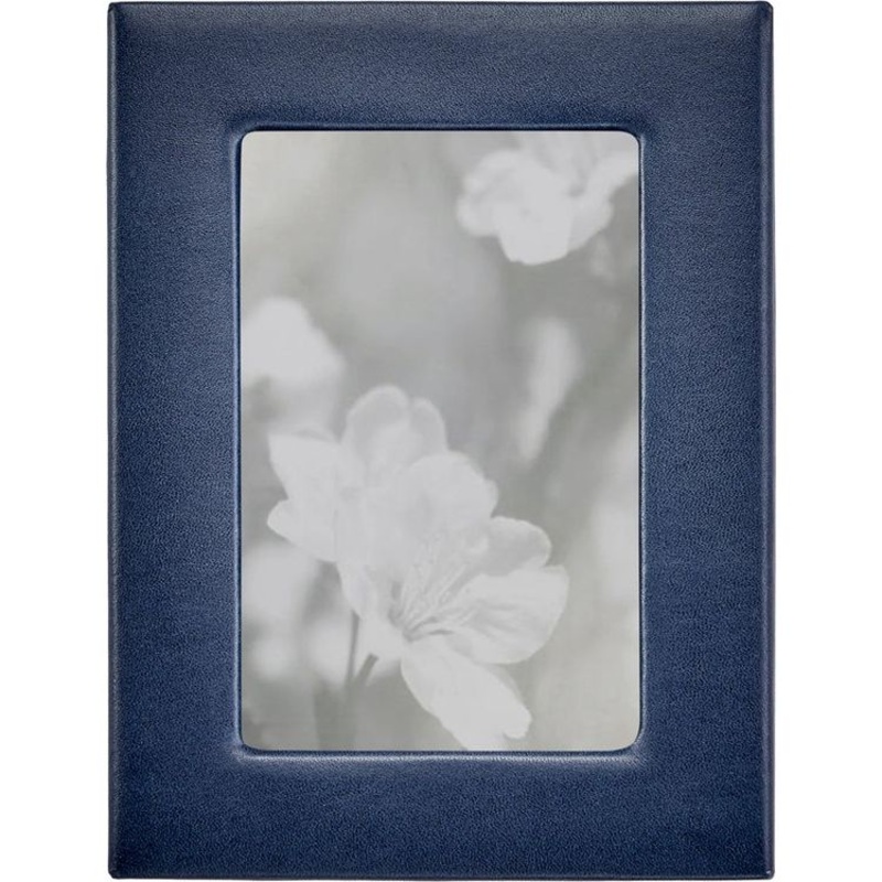 4 x 6 Leather Studio Frame – Navy Blue