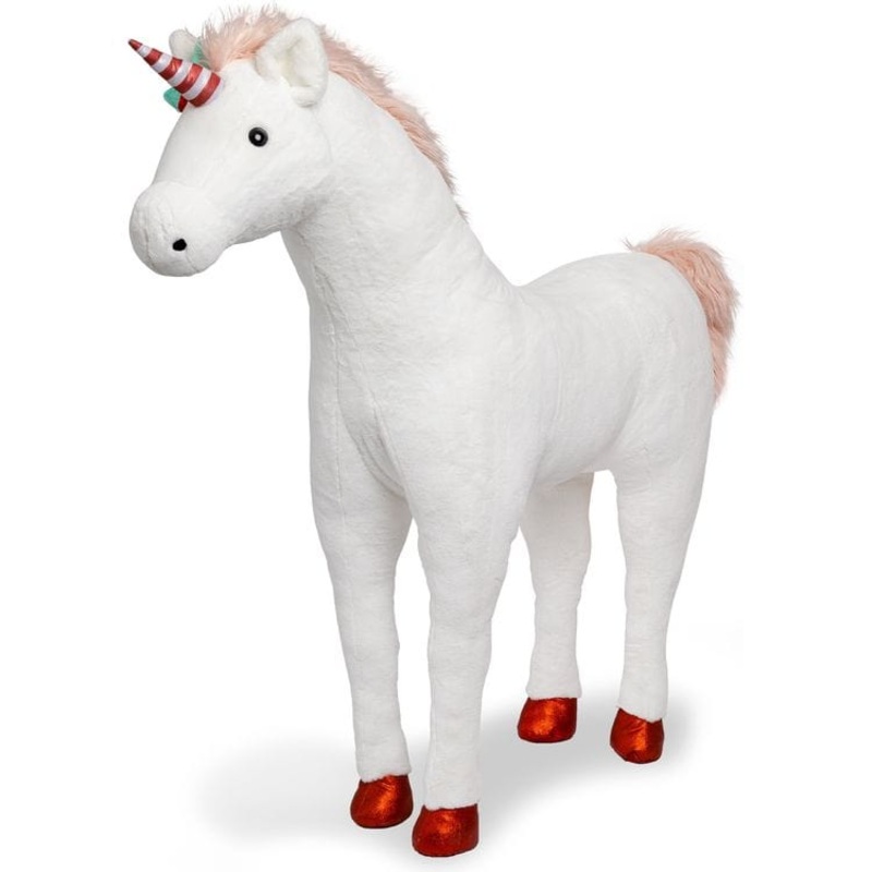 68 Holiday Unicorn Standing Plush