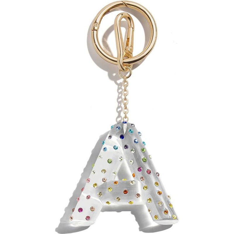 Confetti Initial Bag Charm – A