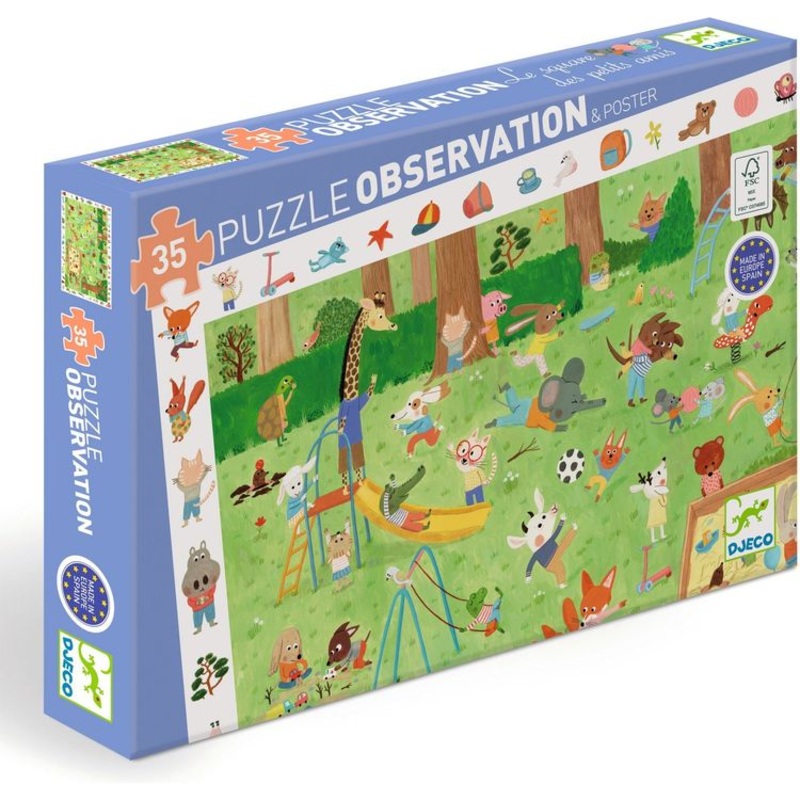 Little Friends’ Garden 35 Piece Observation Puzzle & Poster