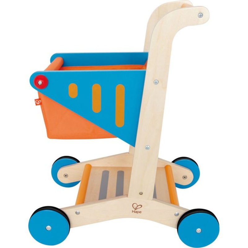 Wooden Shopping Cart Pretend Play Toy