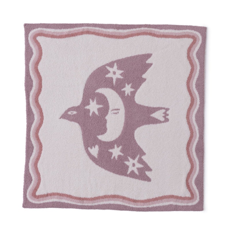 CozyChic Desert Bird Receiving Blanket – Teaberry Multi