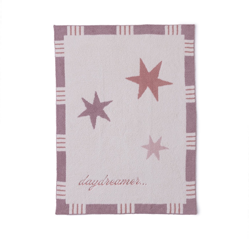 CozyChic Starry Daydreamer Stroller Blanket – Teaberry Multi