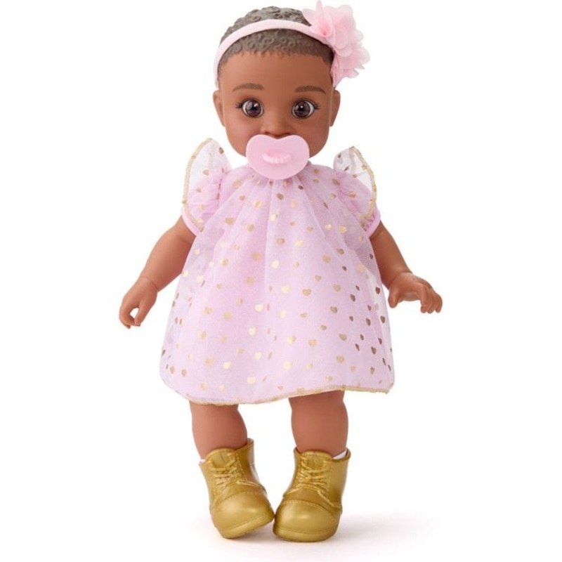 Cuddle Baby Doll 14-Inches – Dark Brown Hair