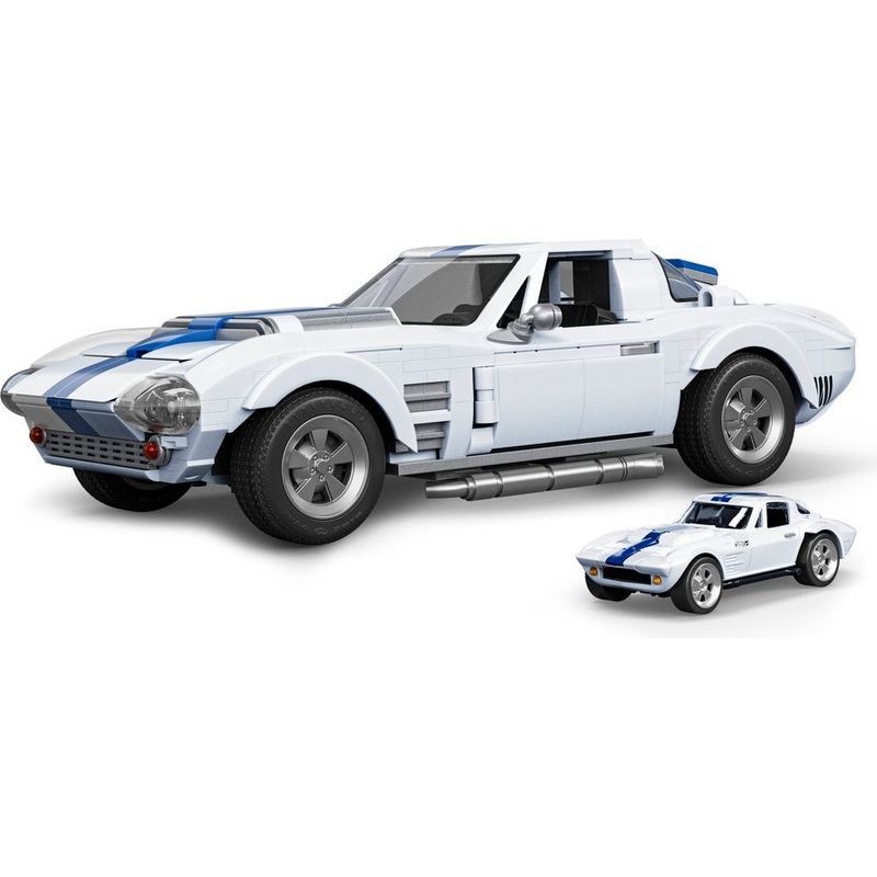 Mattel Brick Shop Hot Wheels Corvette Grand Sport