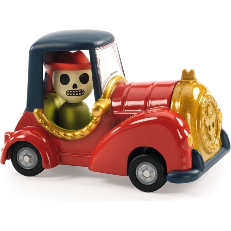 Red Skully Crazy Motors Car Toy