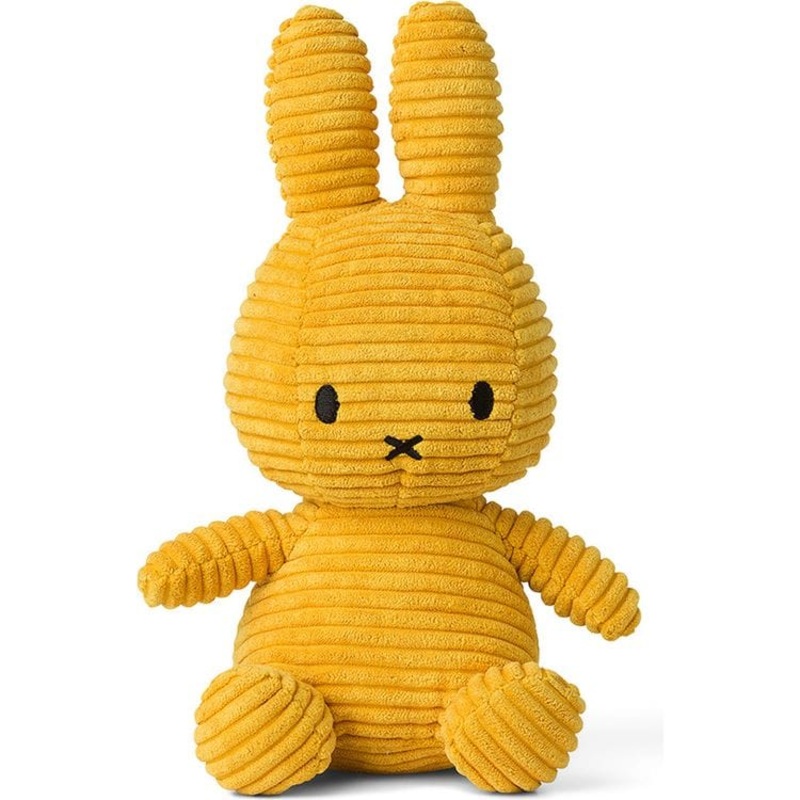 9 Miffy ECO Corduroy Plush – Yellow