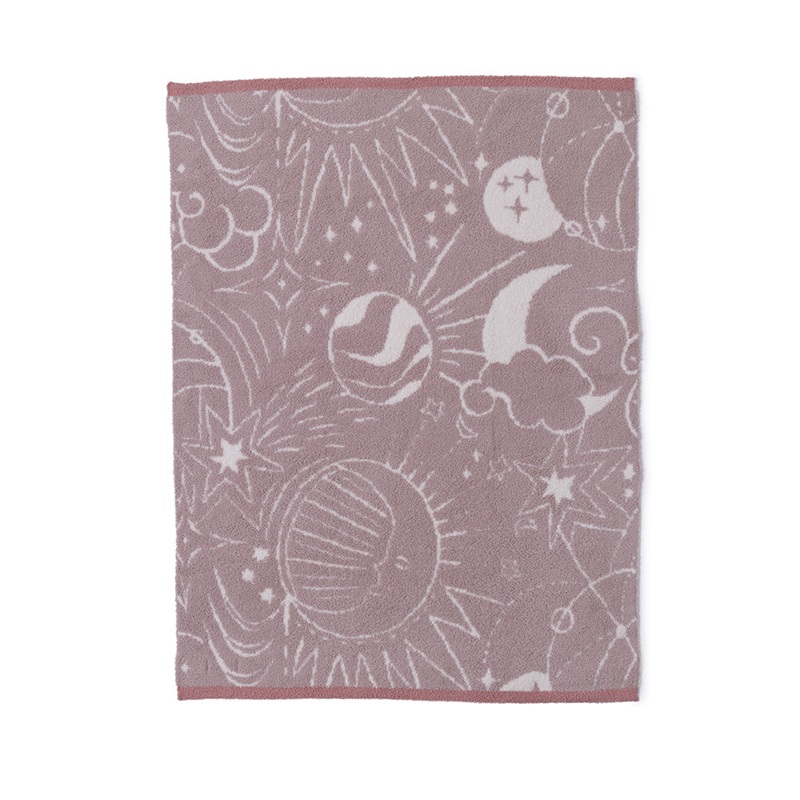 CozyChic Stellar Stroller Blanket – Dusty Mauve Multi