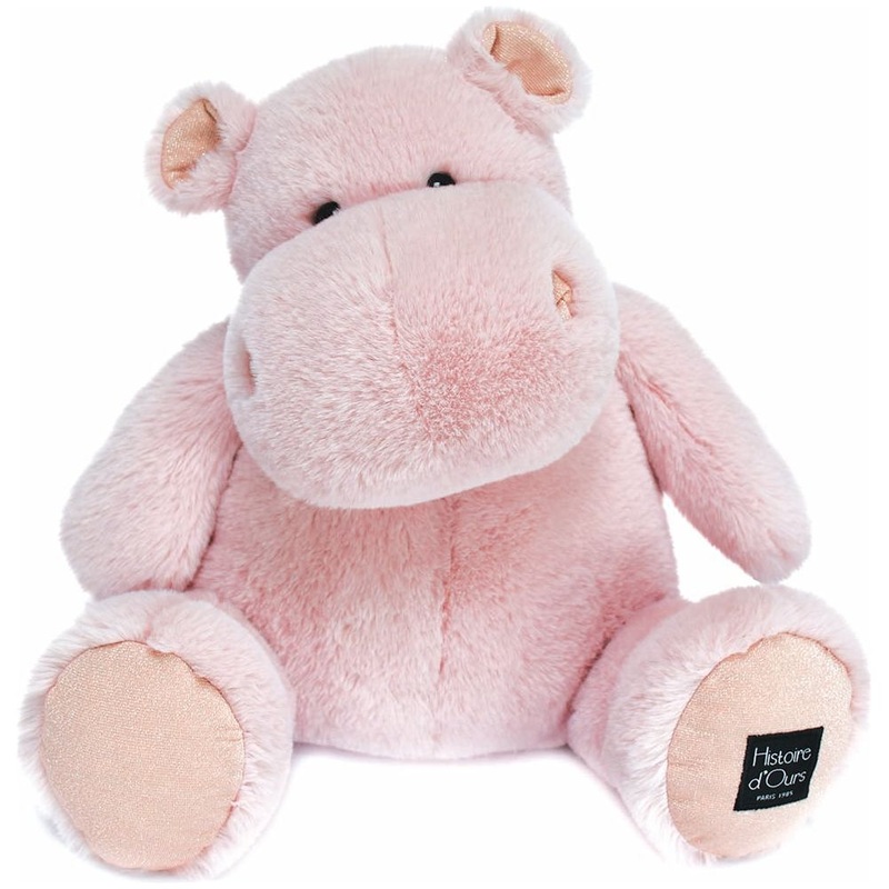 Hippo Plush – Powdery Pink