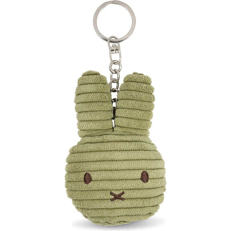 Miffy Flat ECO Corduroy Keychain – Olive Green