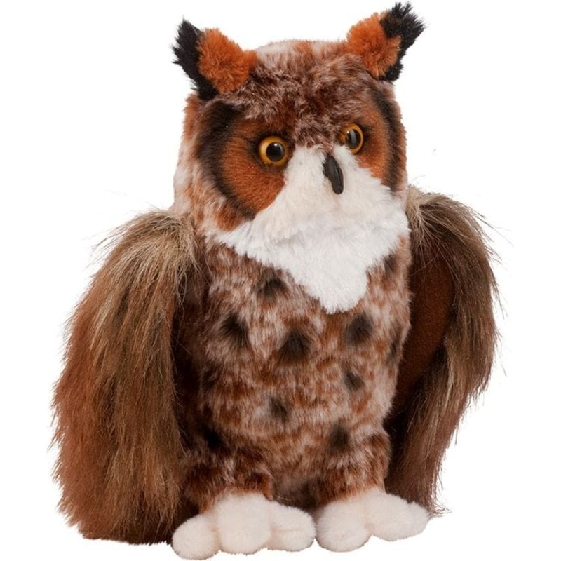 Einstein Great Horned Owl Plush