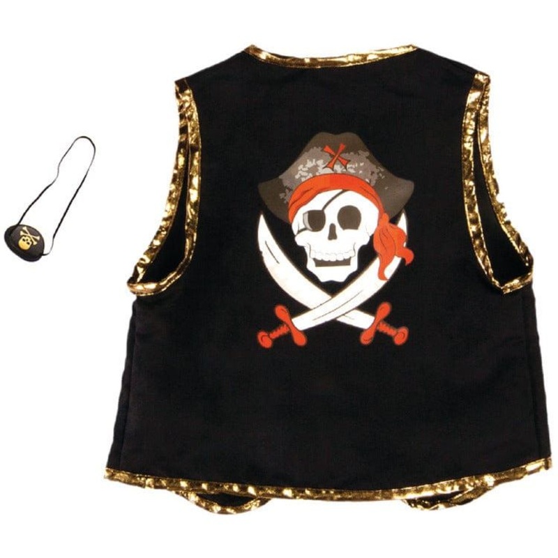 Pirate Vest & Eye Patch – Size 4-7 Years