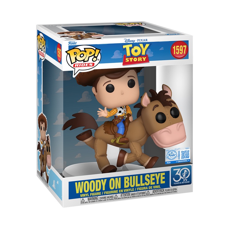 Pixar Pop! Rides Deluxe Woody on Bullseye (30th Anniversary)