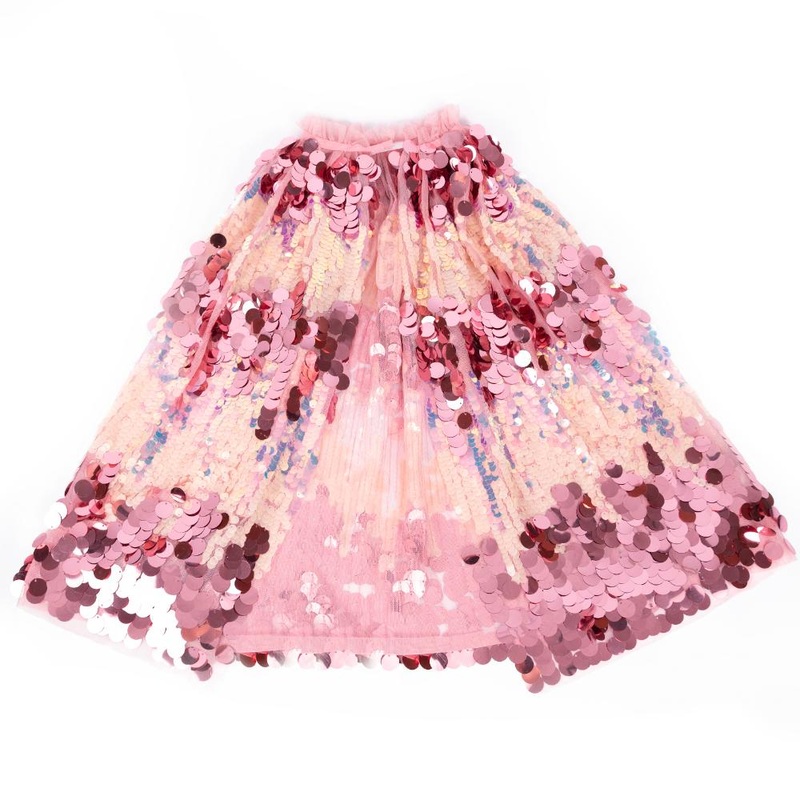 The 5th Avenue Pink Pailette Cape – Size 4-6 Years
