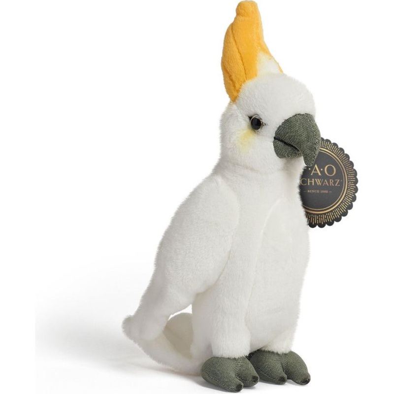 6 Toy Plush Cockatoo – White