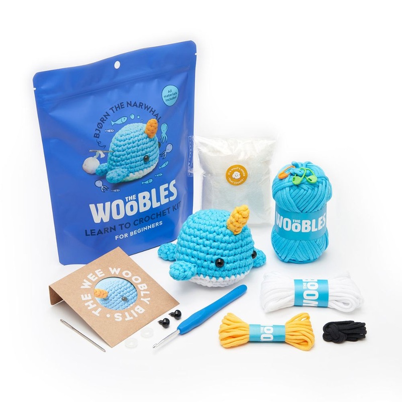 Bjrn the Narwhal Learn to Crochet Kit