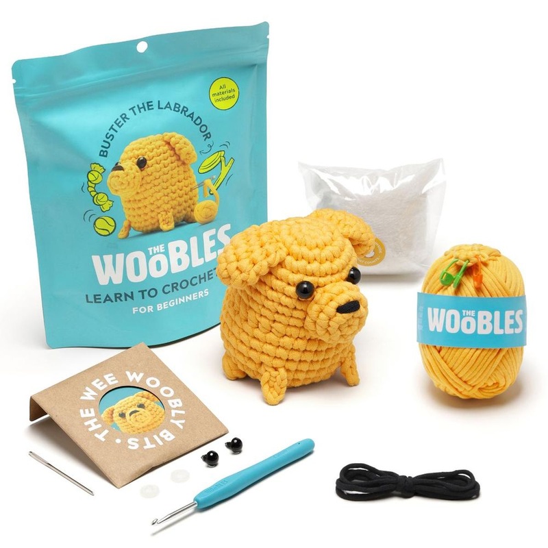 Buster the Labrador Learn to Crochet Kit