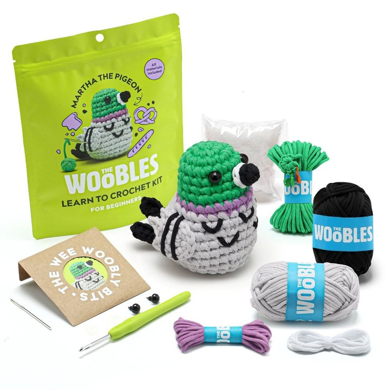 Martha the Pigeon Learn to Crochet Kit