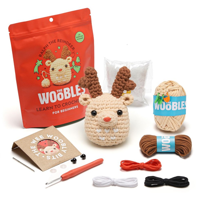 Ralph the Reindeer Learn to Crochet Kit