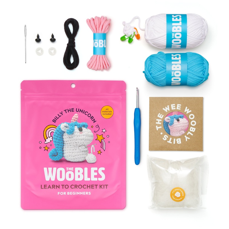 Billy the Unicorn Learn to Crochet Kit