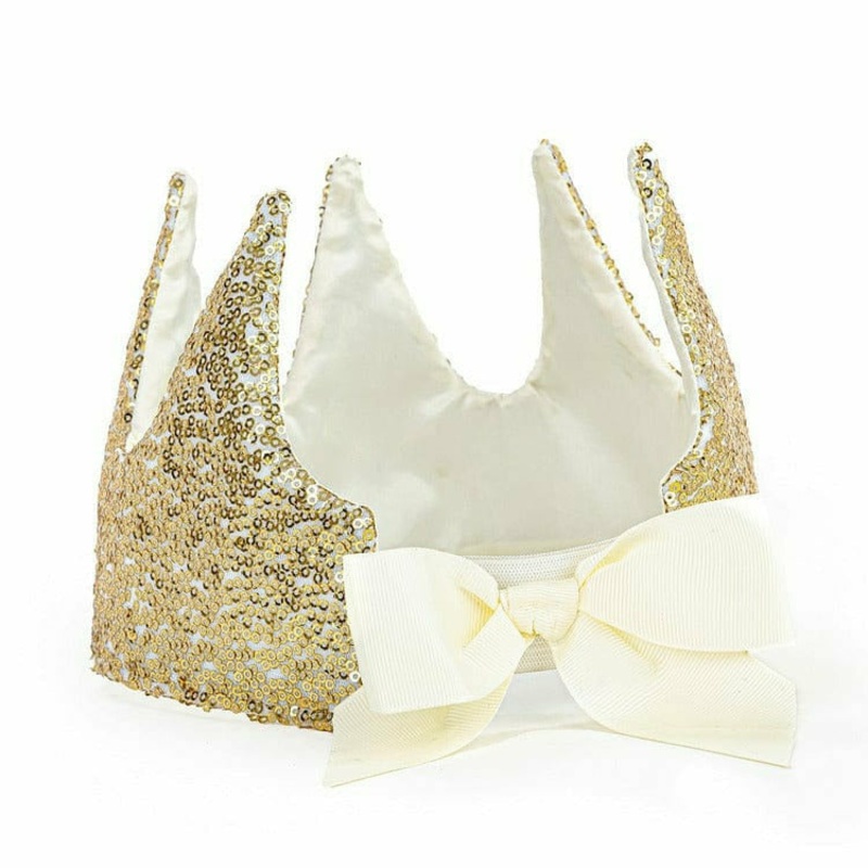 Gracious Gold Sequins Crown