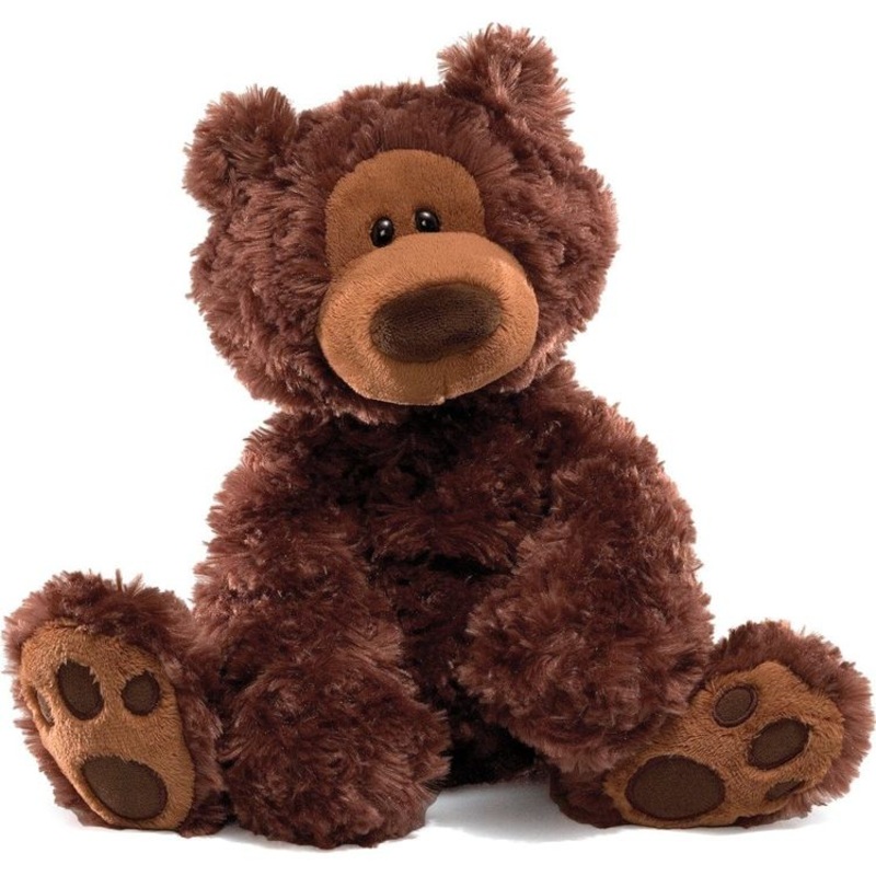 GUND 12 Philbin Classic Teddy Bear – Chocolate Brown