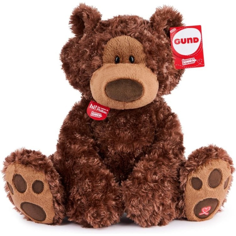 GUND 18 Philbin Classic Teddy Bear – Chocolate Brown
