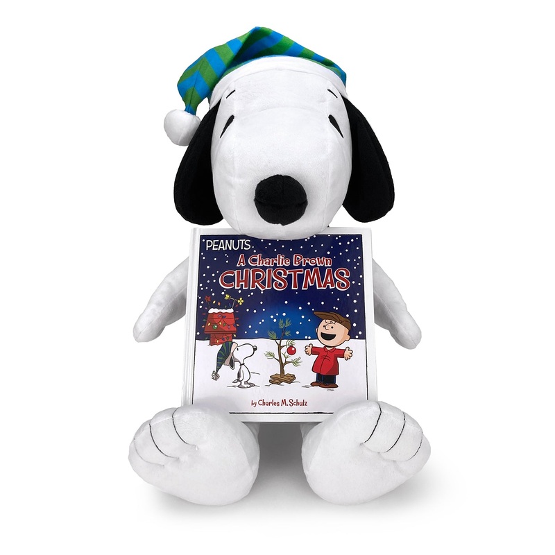 Peanuts Christmas Snoopy Plush & Book Set