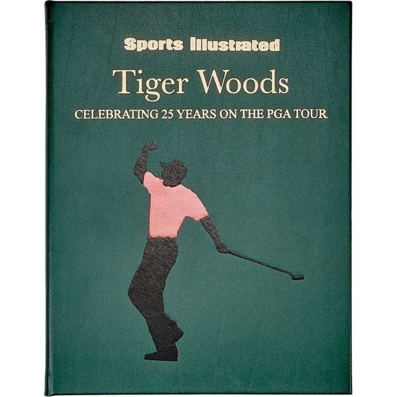 Sports Illustrated Tiger Woods 25 Year Special Edition Leather Book