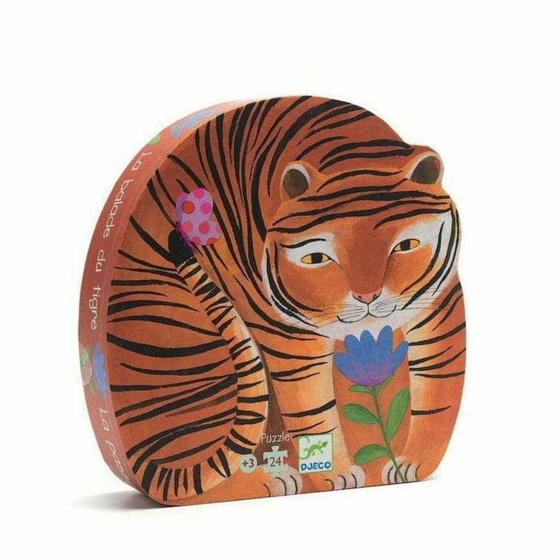 Tigers Walk Silhouette Jigsaw Puzzle