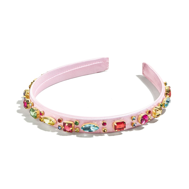 Crown Gems Kids’ Headband – Pink