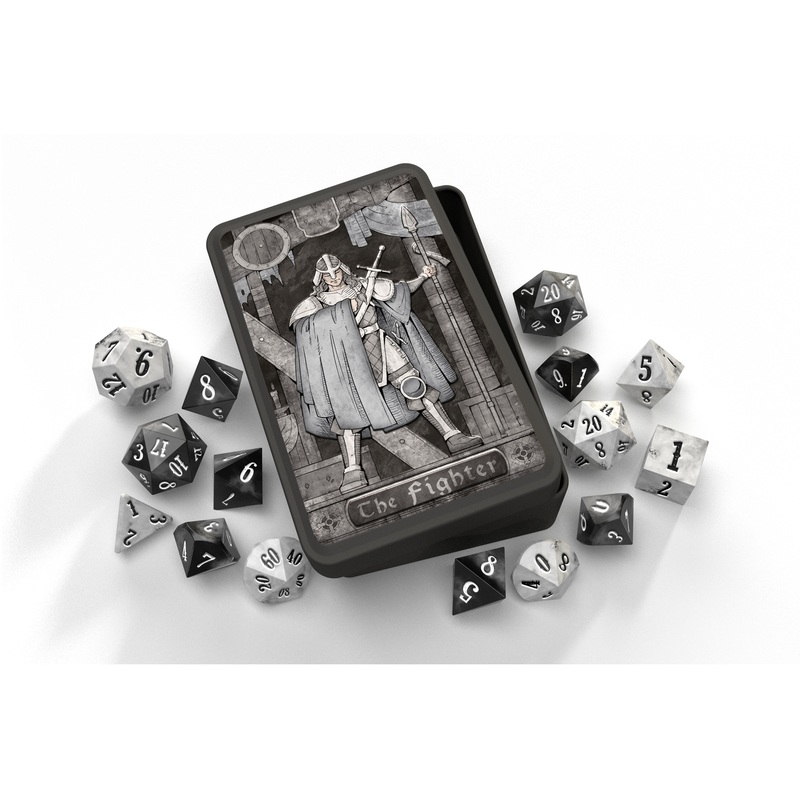 Character Class Classic RPG Dice Set Fighter (15)