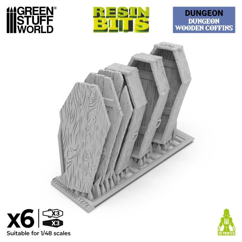 3D Printed – Dungeon Wooden Coffins