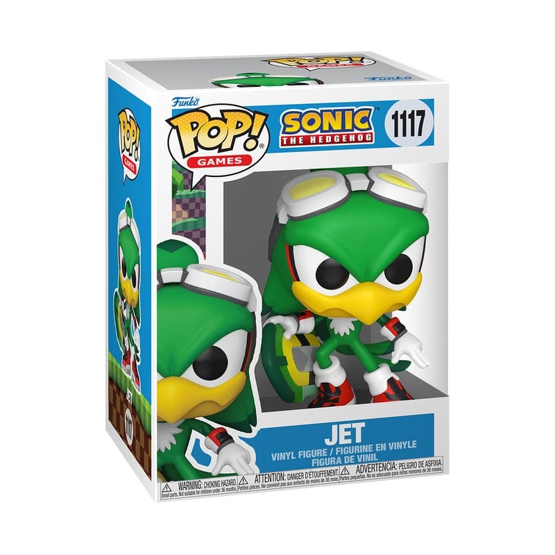 POP! JET THE HAWK W/BOARD – SONIC THE HEDGEHOG #1117