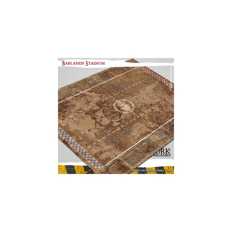 Badlands Stadium Neoprene Blood Bowl Game Mat 73cm x 92cm