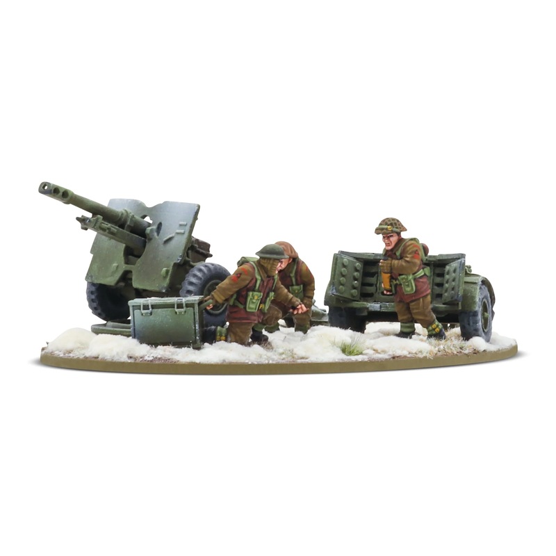 British & Canadian Infantry (Winter) 25pdr Anti-Tank Gun