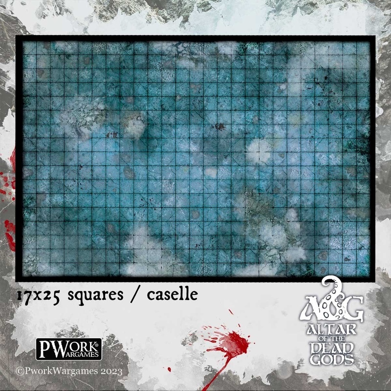 Altar of the Dead Gods – Frozen Temple Game Mat