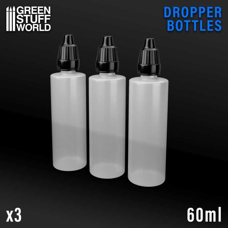 Dropper Bottles 60ml (x3)