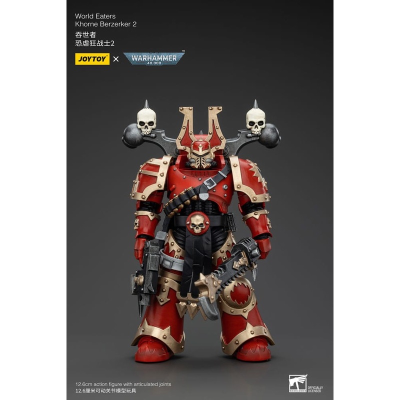 World Eaters Khorne Berzerker 2 Action Figure 13cm